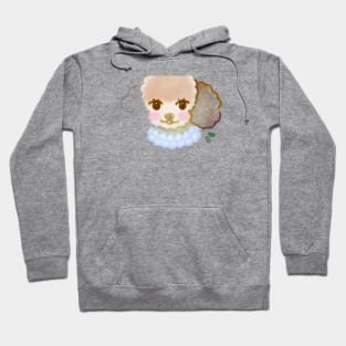 Cute Poodle Drawing Hoodie